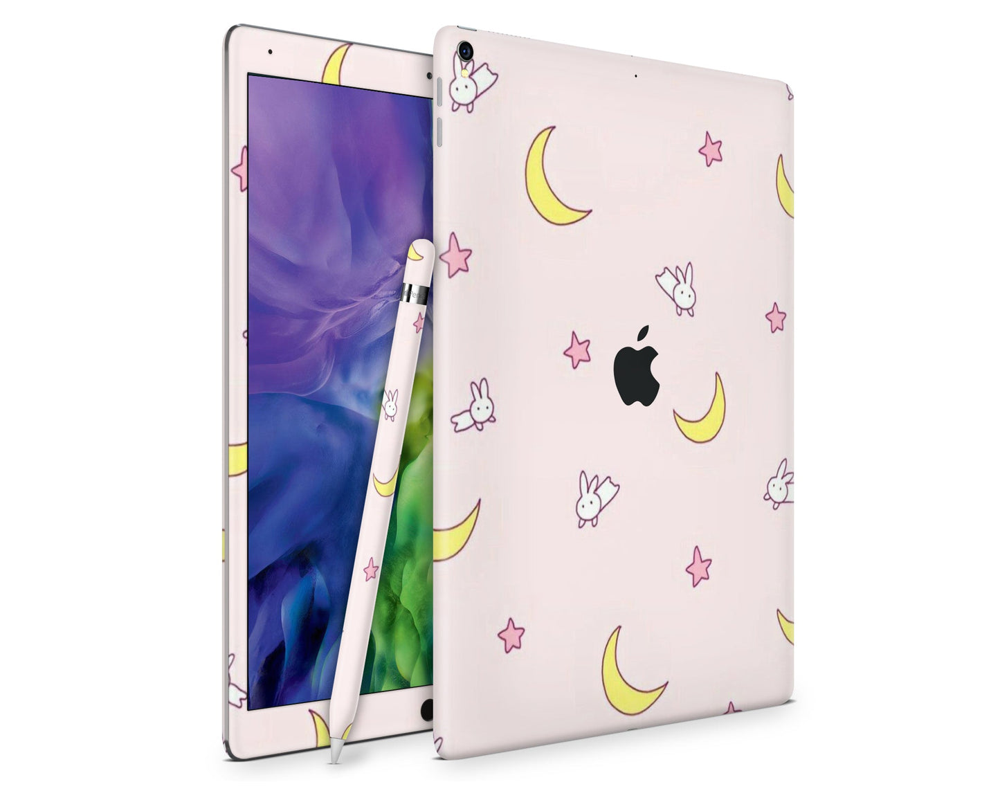 Lux Skins iPad Sailor Moon Pink Pattern iPad Pro 13" (M4) Skins - Pop culture Sailor Moon Skin