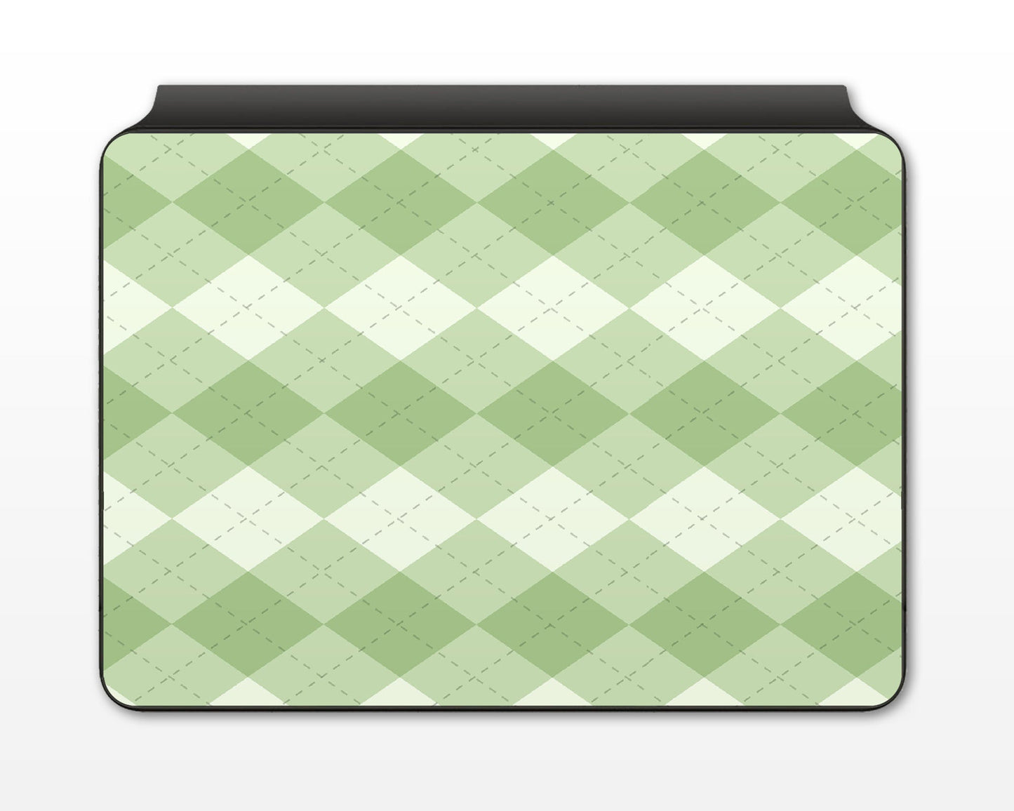 Lux Skins Magic Keyboard Matcha Argyle iPad Pro 12.9" (Gen 3-6) Skins - Art Artwork Skin