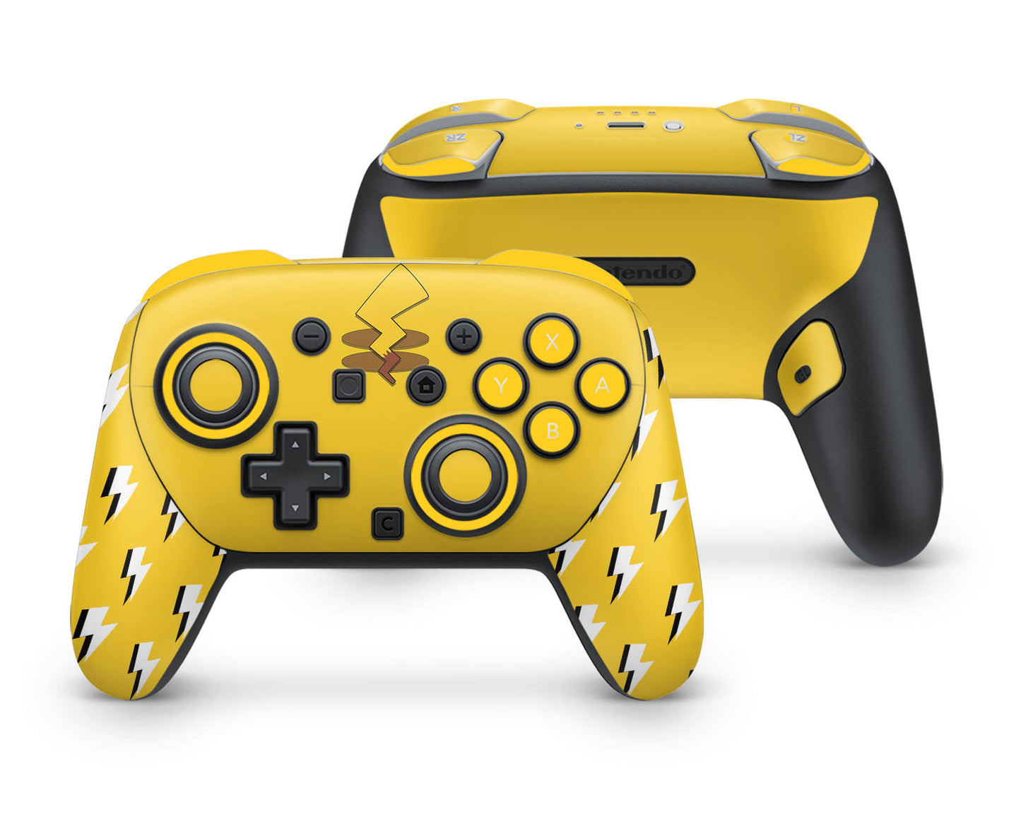 Lux Skins Nintendo Switch 2 Pro Controller Pokemon Pikachu TailSkins - Pop culture Pokemon Skin