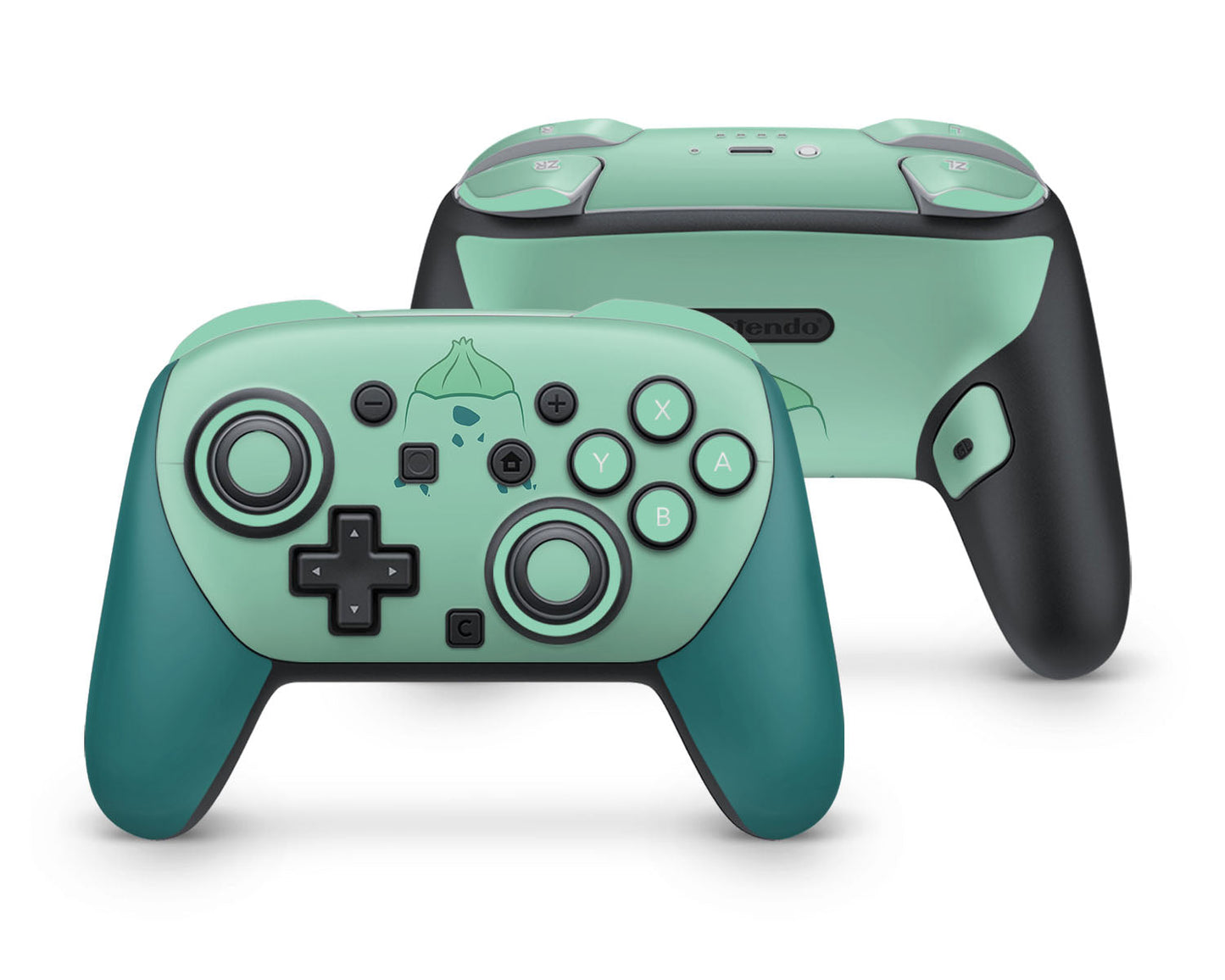 Lux Skins Nintendo Switch 2 Pro Controller Pokemon Bulbasaur MinimalistSkins - Pop culture Pokemon Skin