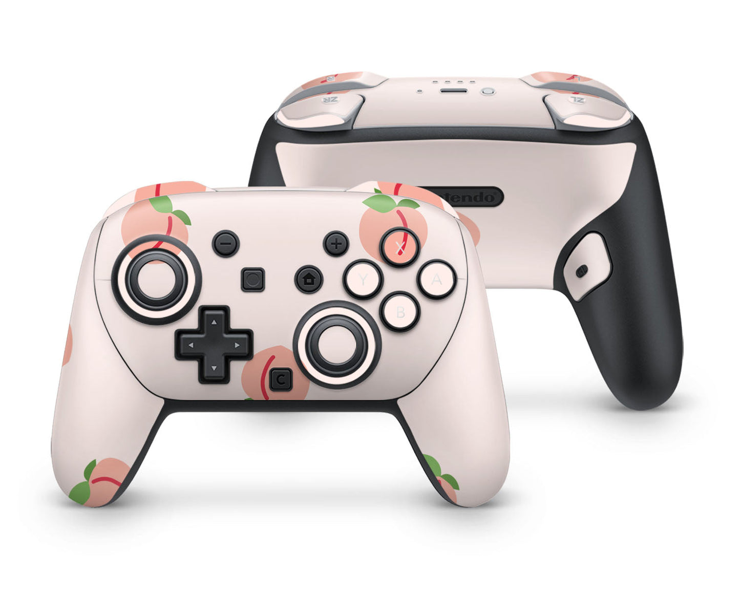 Lux Skins Nintendo Switch 2 Pro Controller Sweet PeachSkins - Pattern Fruits Skin