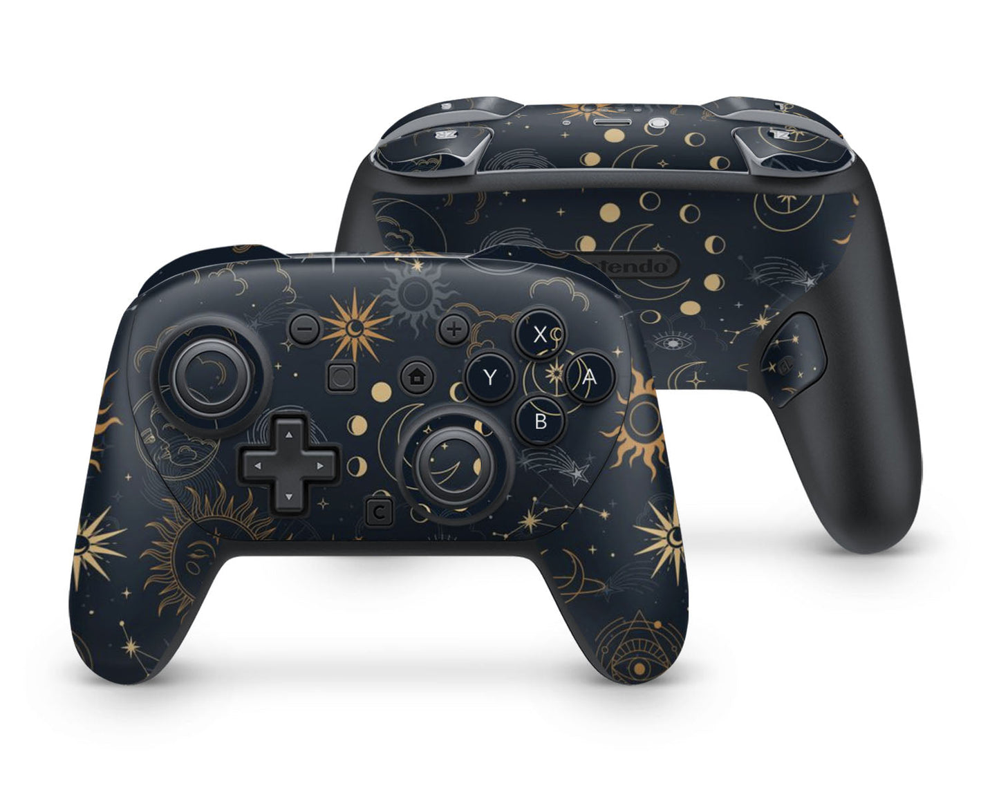 Lux Skins Nintendo Switch 2 Pro Controller Constellation Stargazing NightSkins - Pattern Galaxy Skin