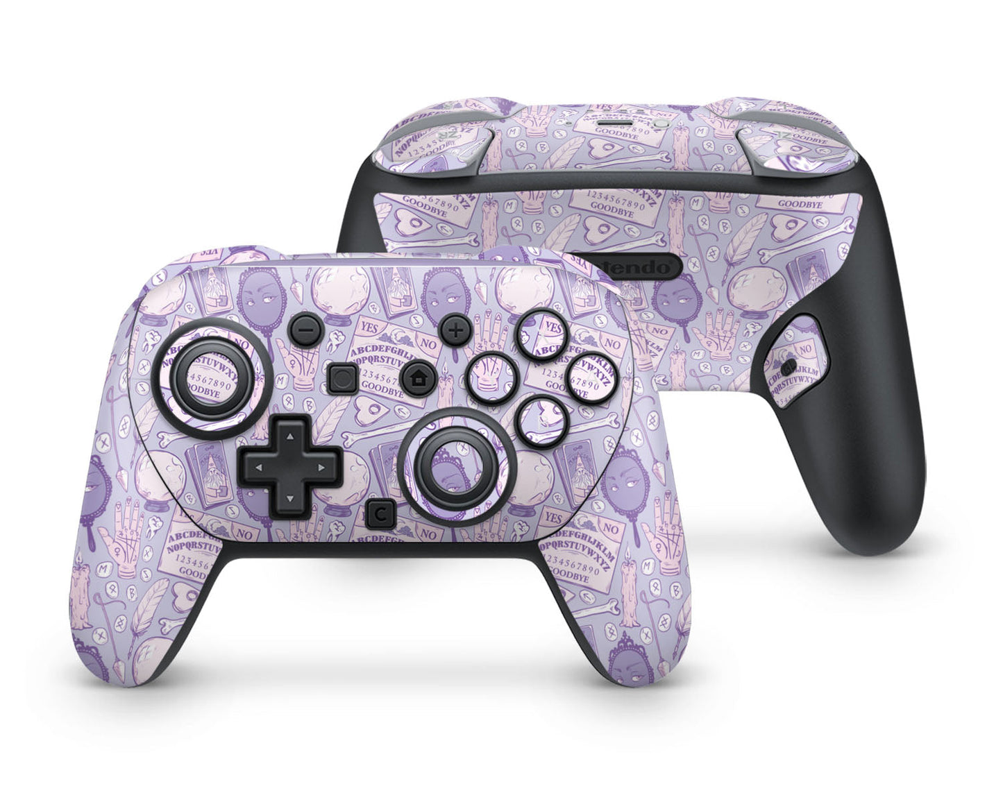 Lux Skins Nintendo Switch 2 Pro Controller Purple Pastel Goth AestheticSkins - Pattern Cute Skin