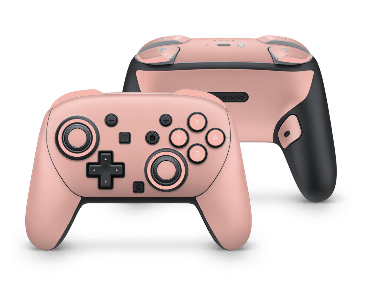 Lux Skins Nintendo Switch 2 Pro Controller Signature CoralSkins - Solid Colours Pastel Series Skin