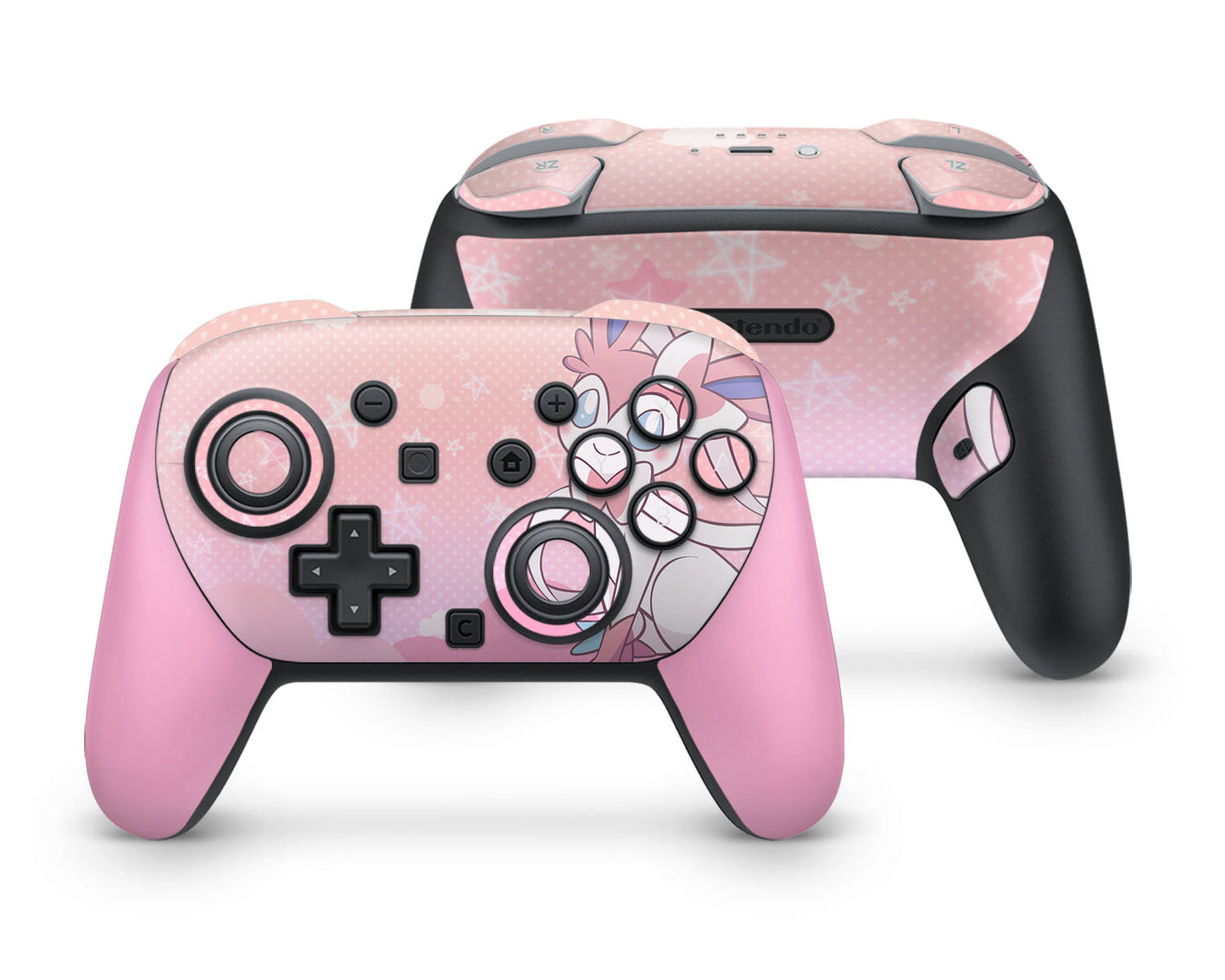 Lux Skins Nintendo Switch 2 Pro Controller Pokemon SylveonSkins - Pop culture Pokemon Skin