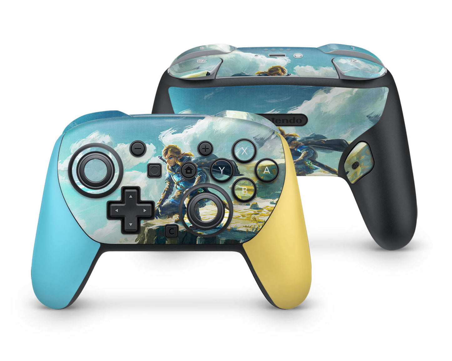 Lux Skins Nintendo Switch 2 Pro Controller Zelda Tears of the Kingdom CliffSkins - Pop culture Zelda Skin