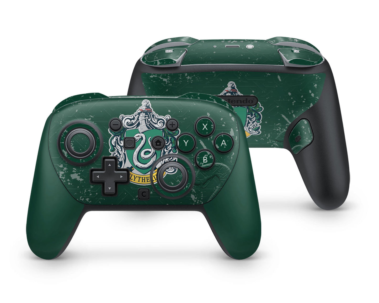 Lux Skins Nintendo Switch 2 Pro Controller Harry Potter SlytherinSkins - Pop culture Harry Potter Skin