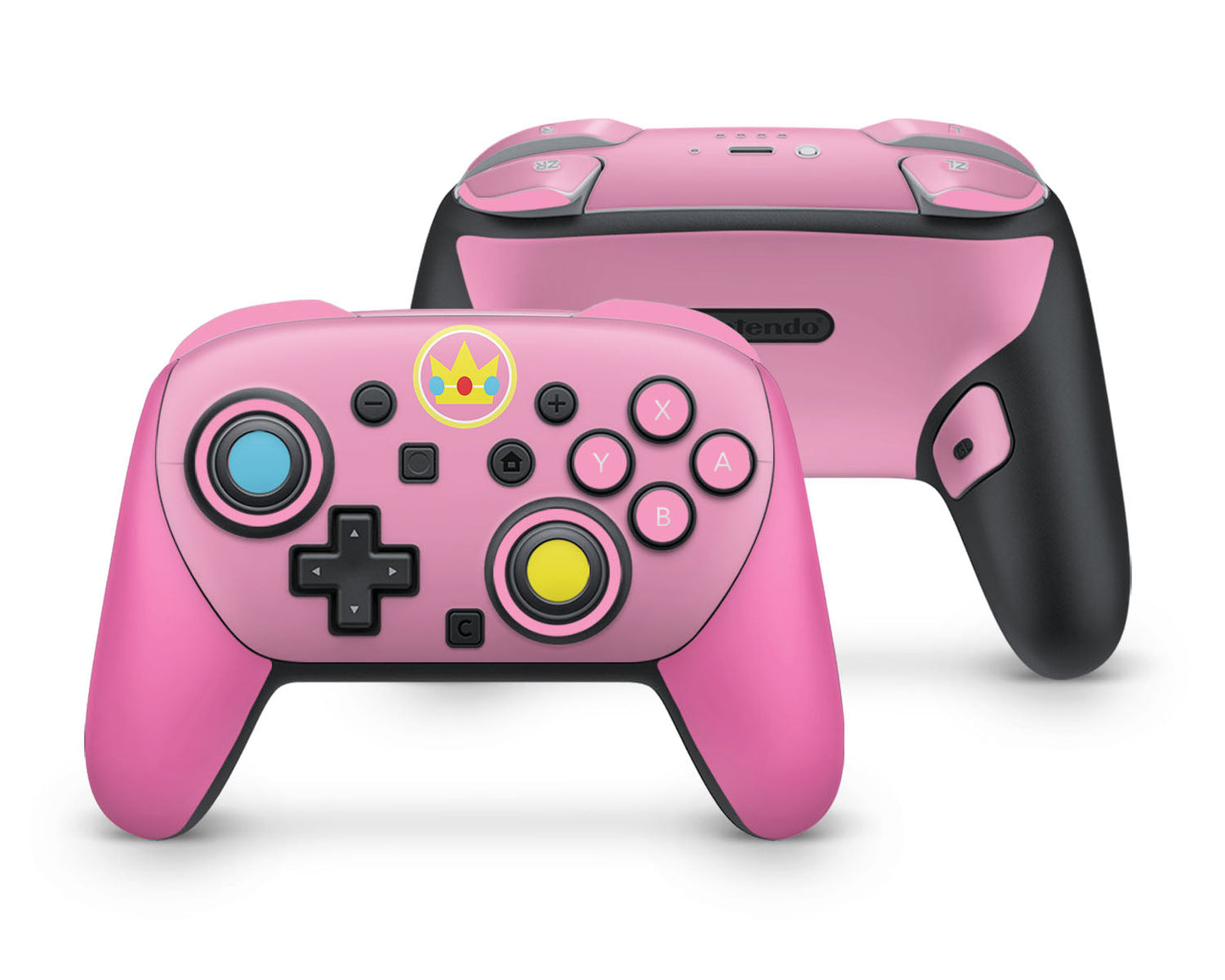 Lux Skins Nintendo Switch 2 Pro Controller Princess Peach MinimalistSkins - Pop Culture Mario Skin