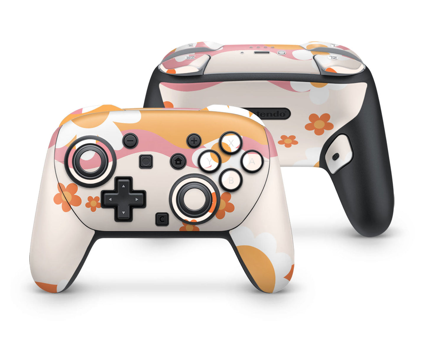 Lux Skins Nintendo Switch 2 Pro Controller Abstract Boho Hippie FloralSkins - Art Floral Skin