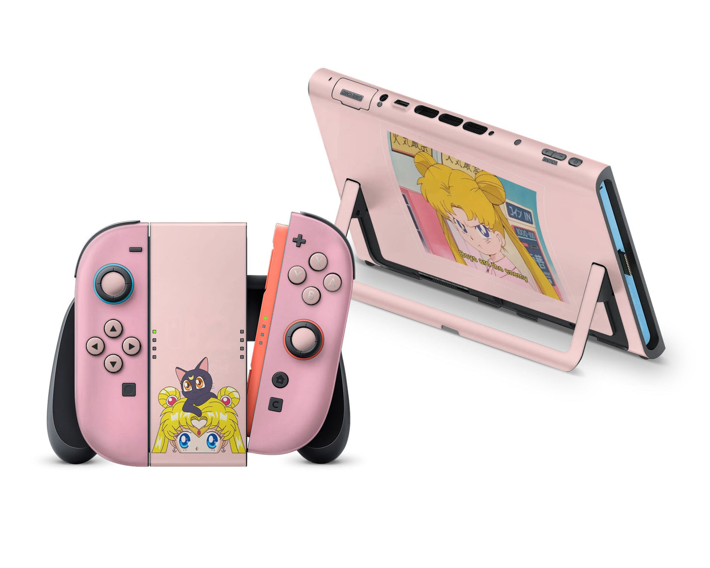 Sailor Moon Boys are the Enemy Nintendo Switch 2 Skin