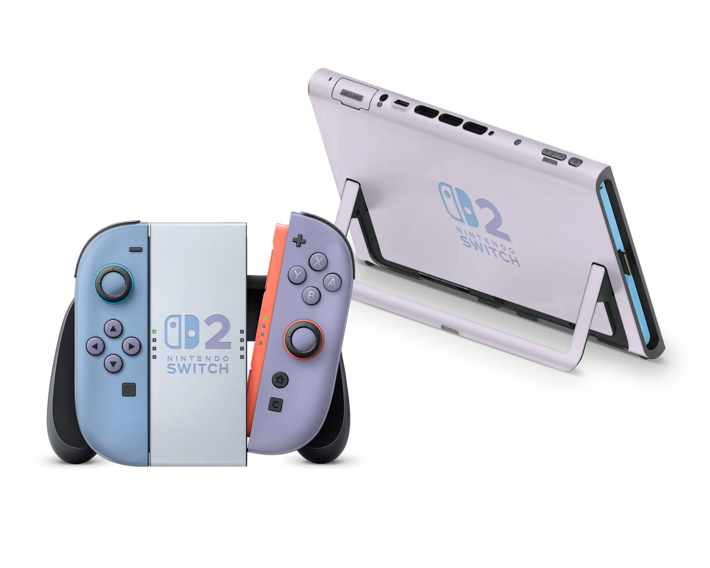 Purple Haze Retro Nintendo Switch 2 Skin