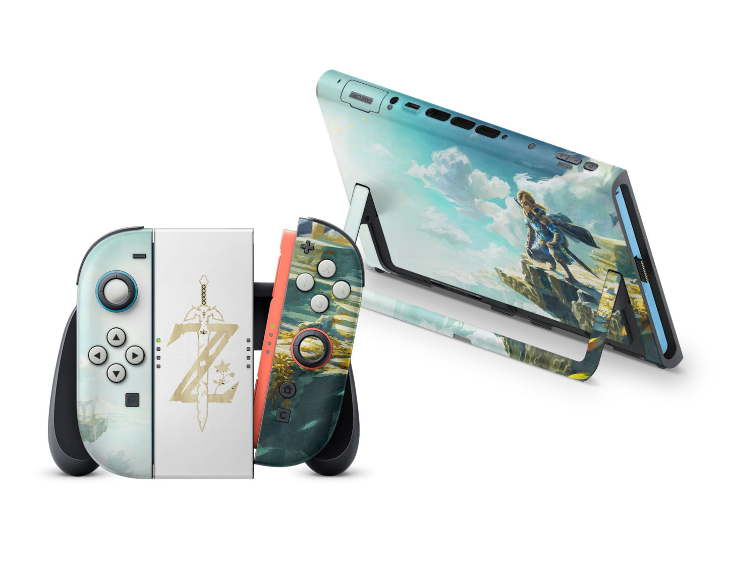Lux Skins Nintendo Switch 2 Zelda Tears of the Kingdom Cliff Full Set Skins - Pop culture Zelda Skin