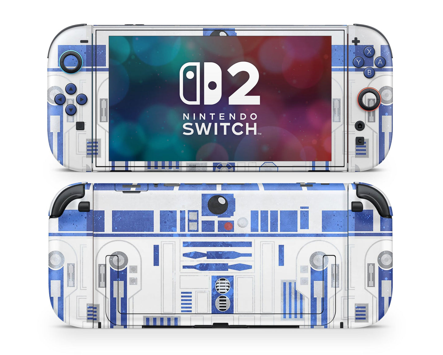Lux Skins Nintendo Switch 2 Star Wars R2D2 Joycons Only Skins - Pop culture Star Wars Skin
