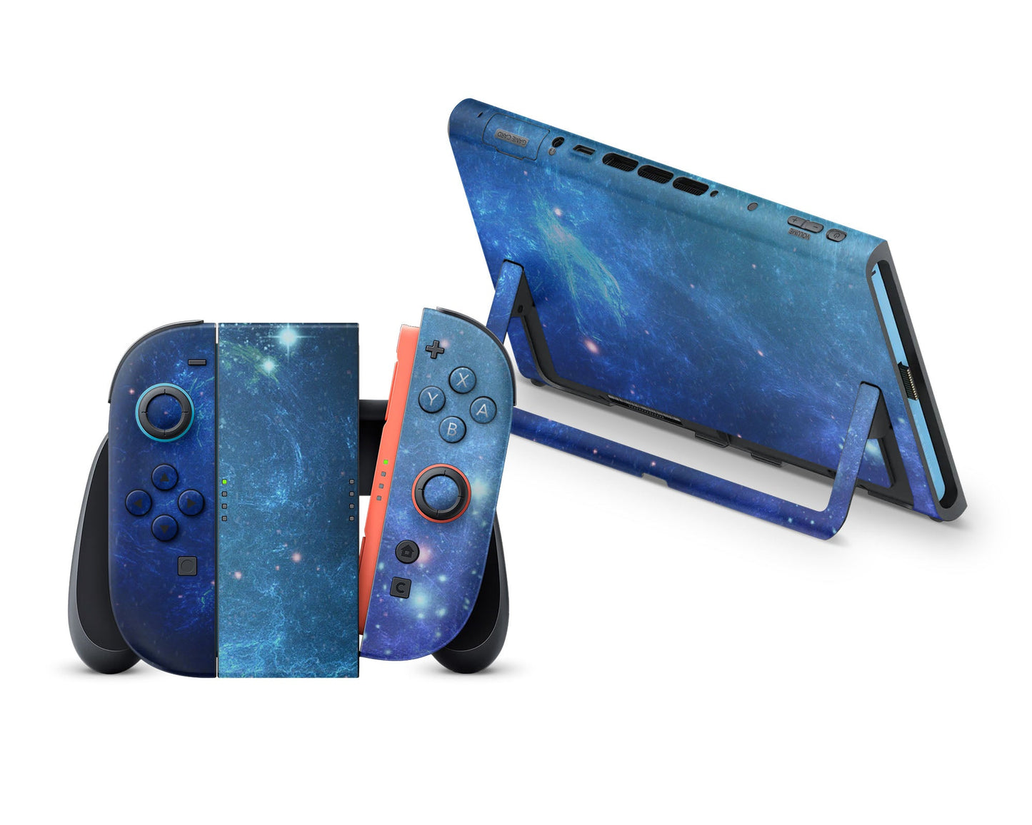 Ethereal Blue Stardust Galaxy Nintendo Switch 2 Skin