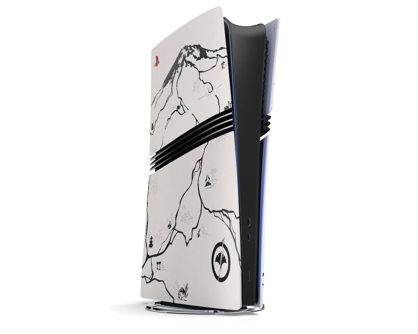 Ghost of Yotei Black Limited Edition Inspired PS5 Slim Skin