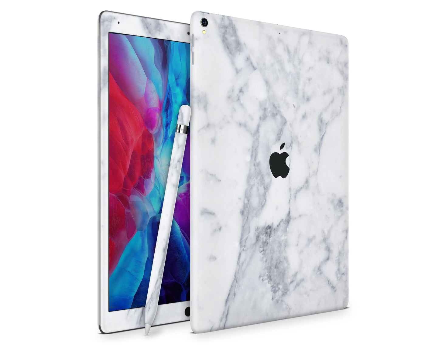 Lux Skins iPad White Marble iPad Pro 12.9" Gen 5 Skins - Pattern Skin