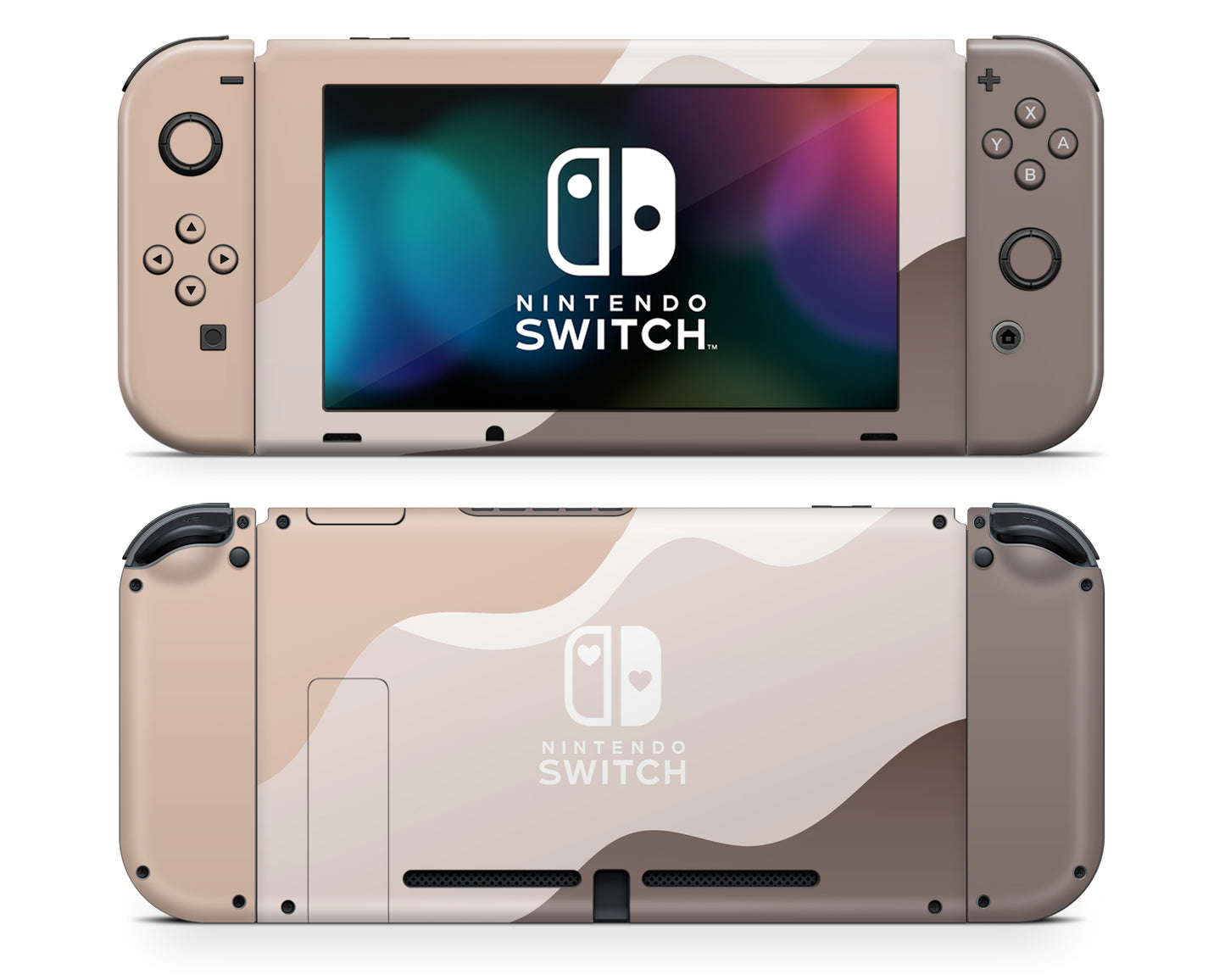Beige Wave Nintendo Switch Skin