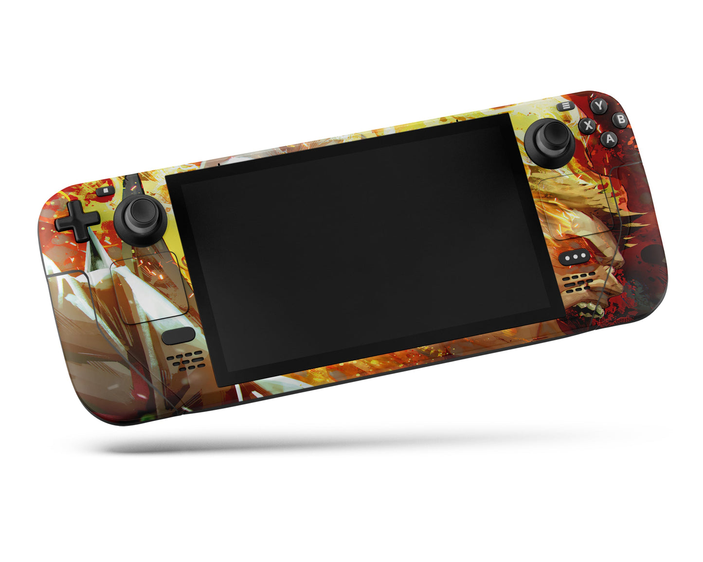 Lux Skins Steam Deck Ghost Rider Flames Full Set +Tempered Glass Skins - Pop culture Skin
