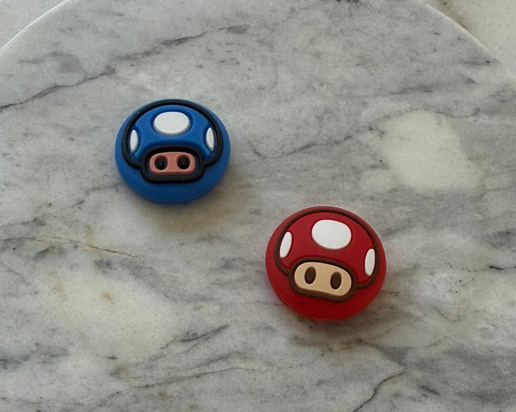 Mario Mushrooms Switch 2 Thumb Grips