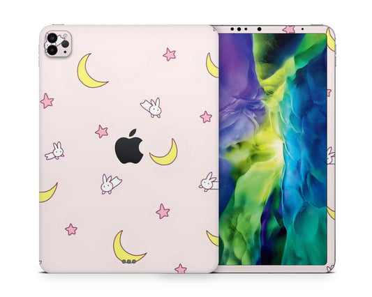 Lux Skins iPad Sailor Moon Pink Pattern iPad Pro 13" (M4) Skins - Pop culture Sailor Moon Skin