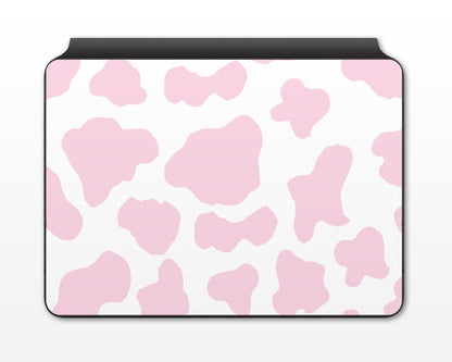 Lux Skins Magic Keyboard Strawberry Milk Cow Print iPad Pro 12.9" (Gen 3-6) Skins - Art Animals Skin