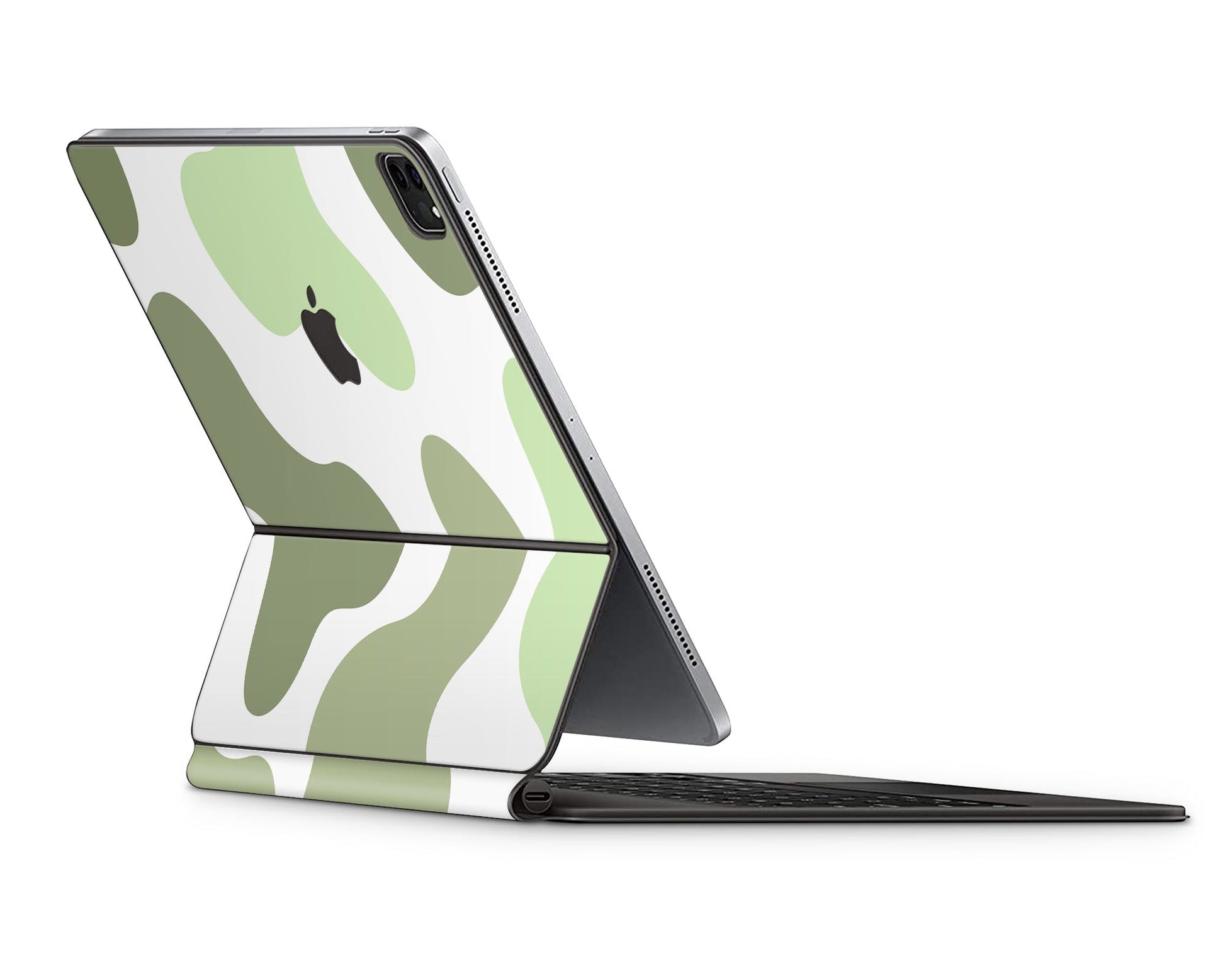 Lux Skins Magic Keyboard Gradient Sage Cow iPad Pro 11" (M4) Skins - Art Animals Skin