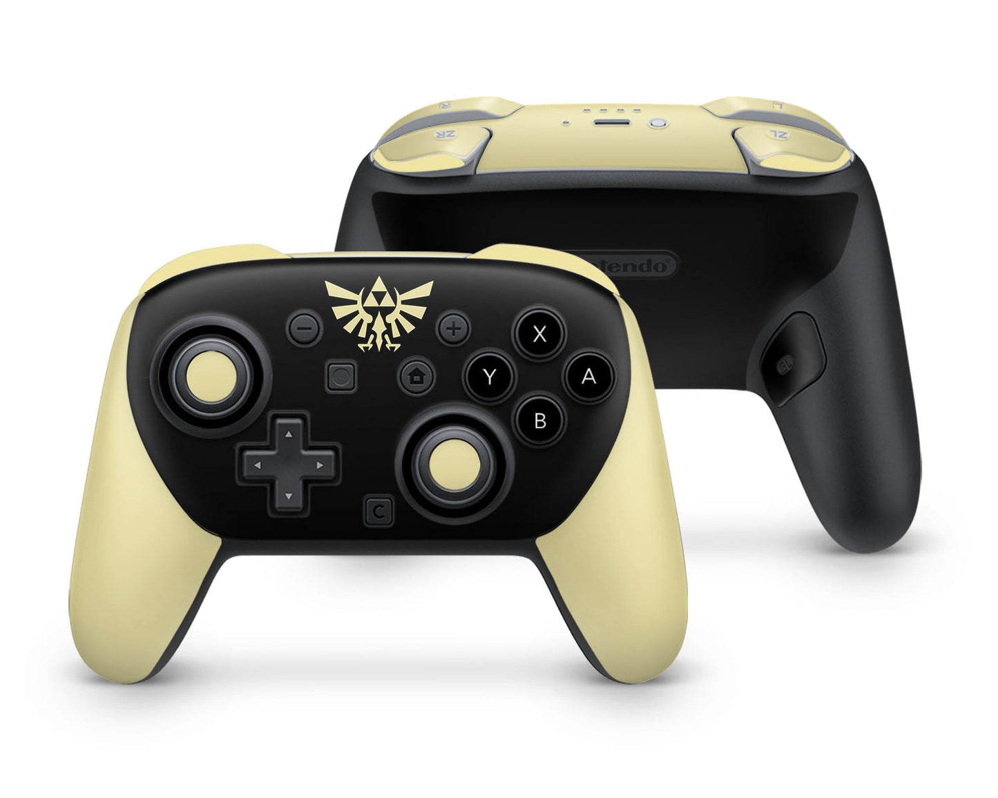 Lux Skins Nintendo Switch 2 Pro Controller Zelda Hyrule Warriors BlackSkins - Pop culture Zelda Skin