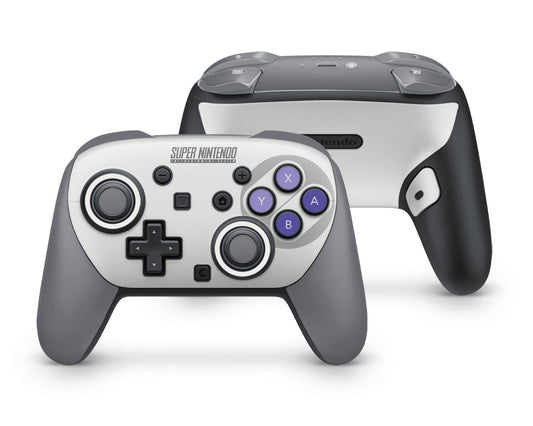 Lux Skins Nintendo Switch 2 Pro Controller Retro SNESSkins - Pop culture Retro Skin