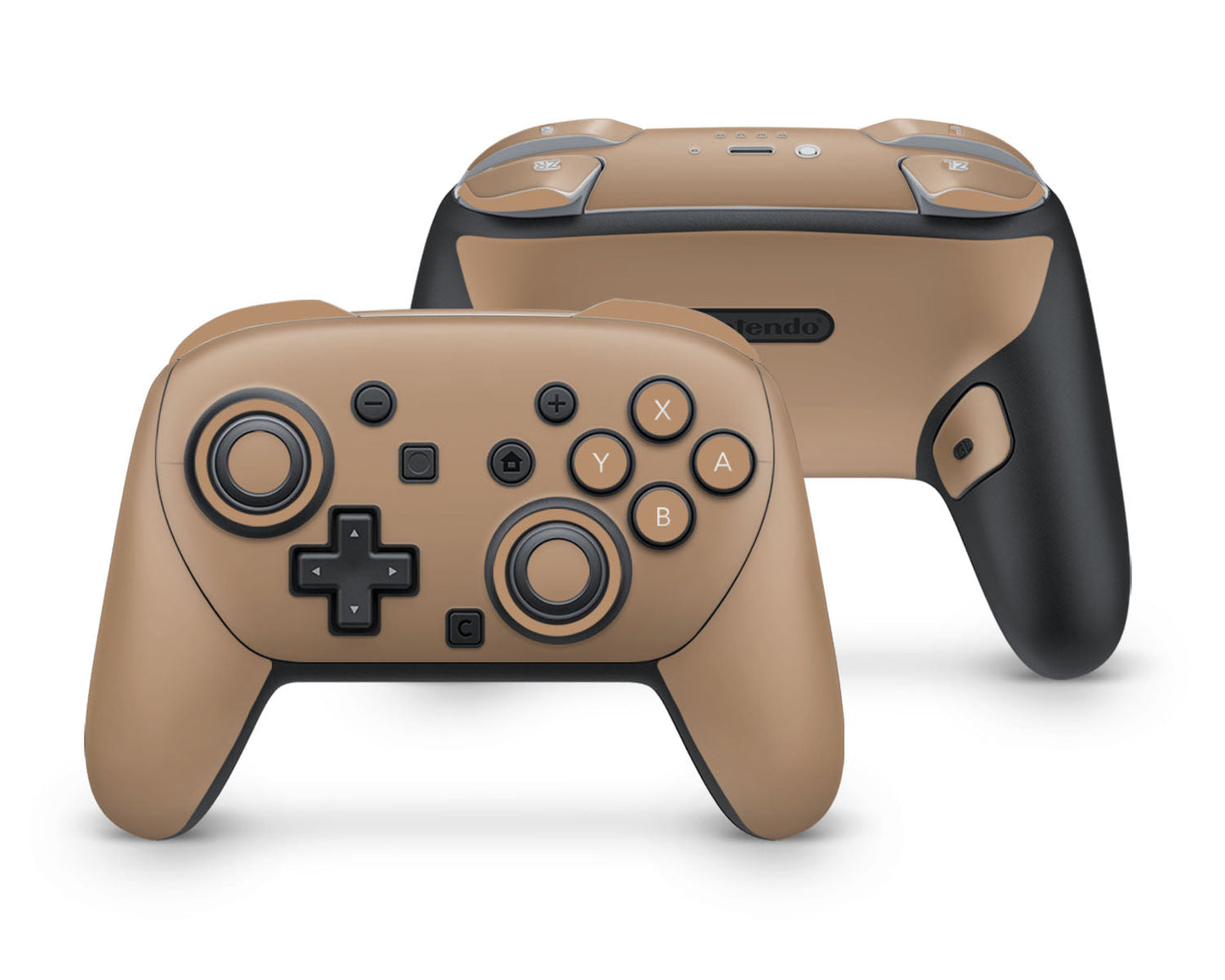 Lux Skins Nintendo Switch 2 Pro Controller MochaSkins - Solid Colours Natural Series Skin