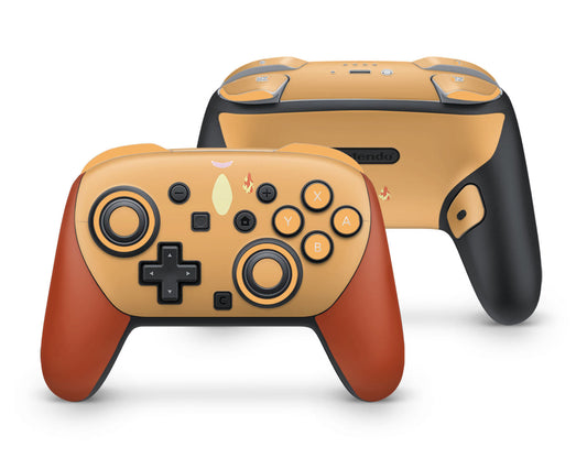 Lux Skins Nintendo Switch 2 Pro Controller Pokemon Charmander MinimalistSkins - Pop culture Pokemon Skin