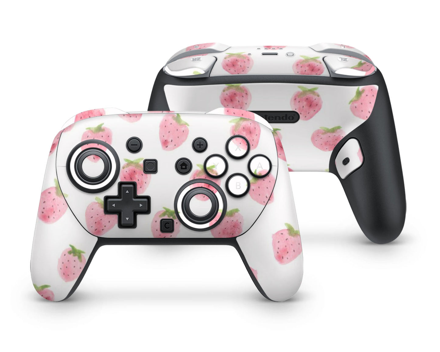 Lux Skins Nintendo Switch 2 Pro Controller Strawberry Pattern CuteSkins - Pattern Fruits Skin