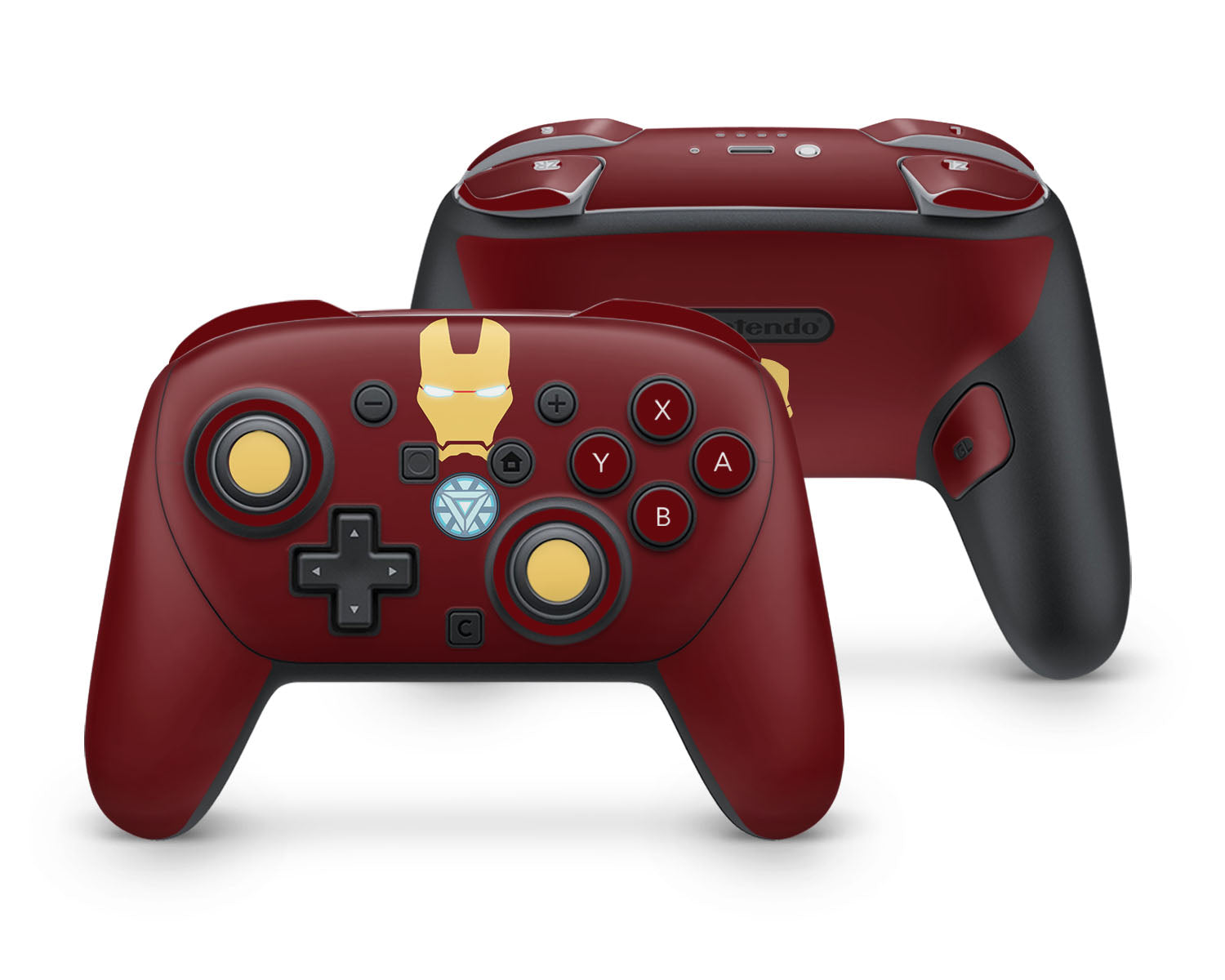 Lux Skins Nintendo Switch 2 Pro Controller Iron Man MinimalistSkins - Pop culture Comics Skin