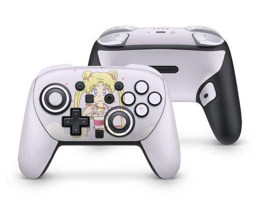 Lux Skins Nintendo Switch 2 Pro Controller Sailor Moon Ramen Pastel PurpleSkins - Pop culture Sailor Moon Skin