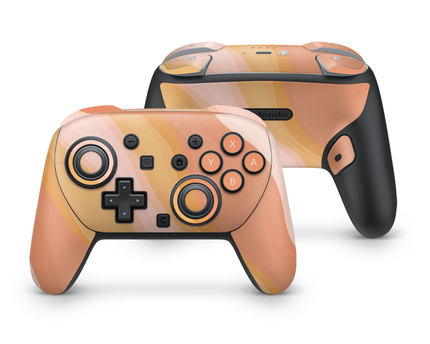Lux Skins Nintendo Switch 2 Pro Controller Sunset in SantoriniSkins - Pattern Abstract Skin