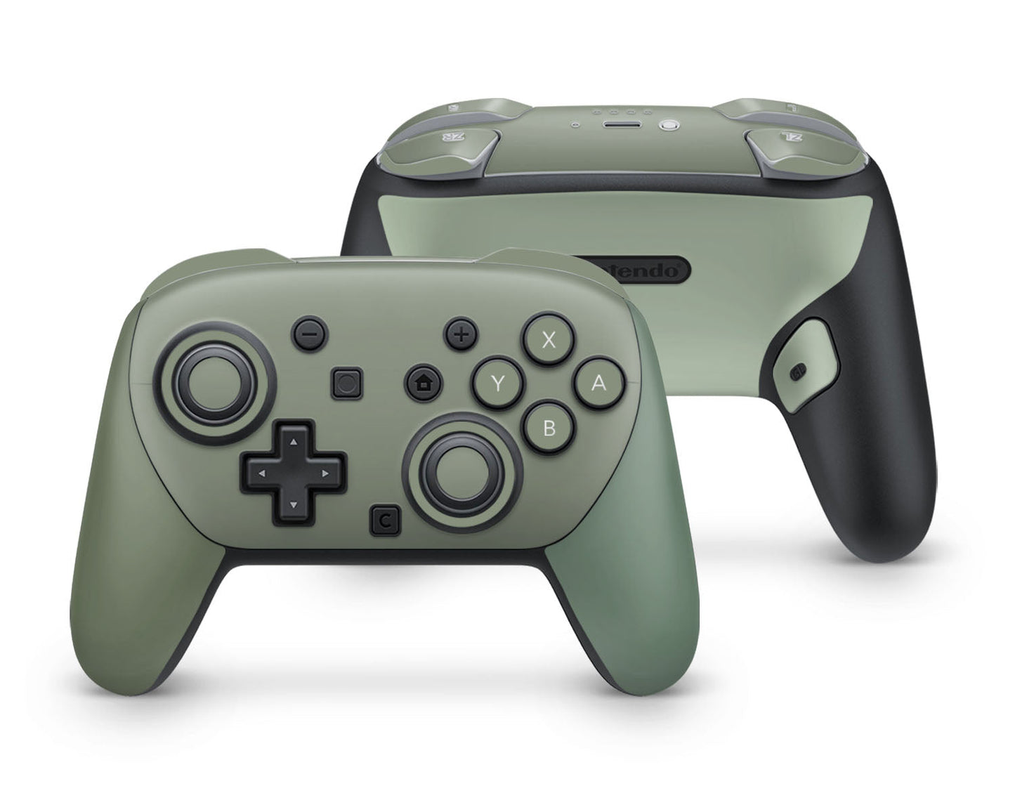 Lux Skins Nintendo Switch 2 Pro Controller Garden of EdenSkins - Solid Colours Colour Blocking Skin