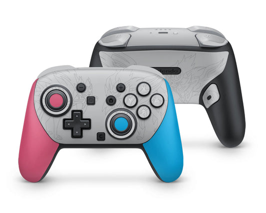 Lux Skins Nintendo Switch 2 Pro Controller Pokemon Zacian & ZamazentaSkins - Pop culture Pokemon Skin