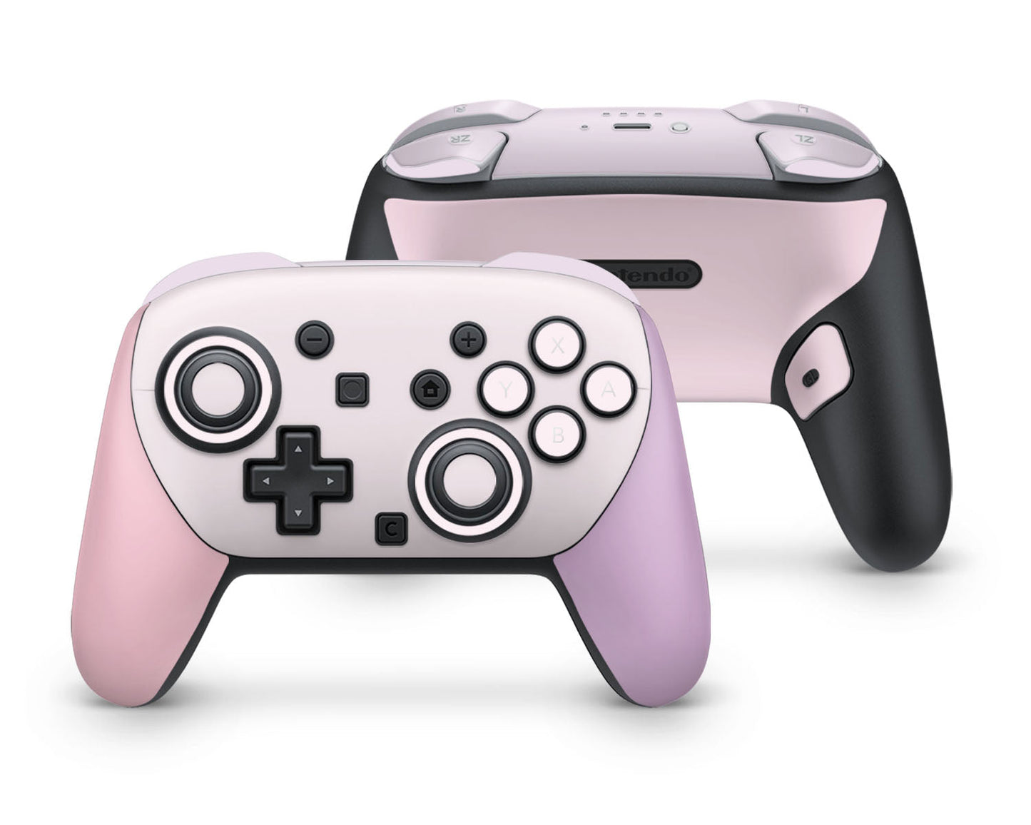Lux Skins Nintendo Switch 2 Pro Controller A Girly Affair ColorwaveSkins - Solid Colours Colour Blocking Skin