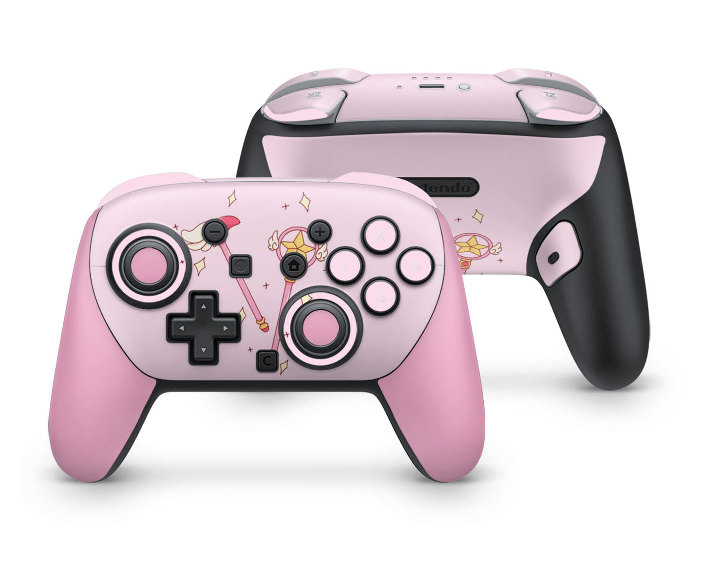 Lux Skins Nintendo Switch 2 Pro Controller Cardcaptor Sakura WandSkins - Pop culture Cardcaptor Sakura Skin