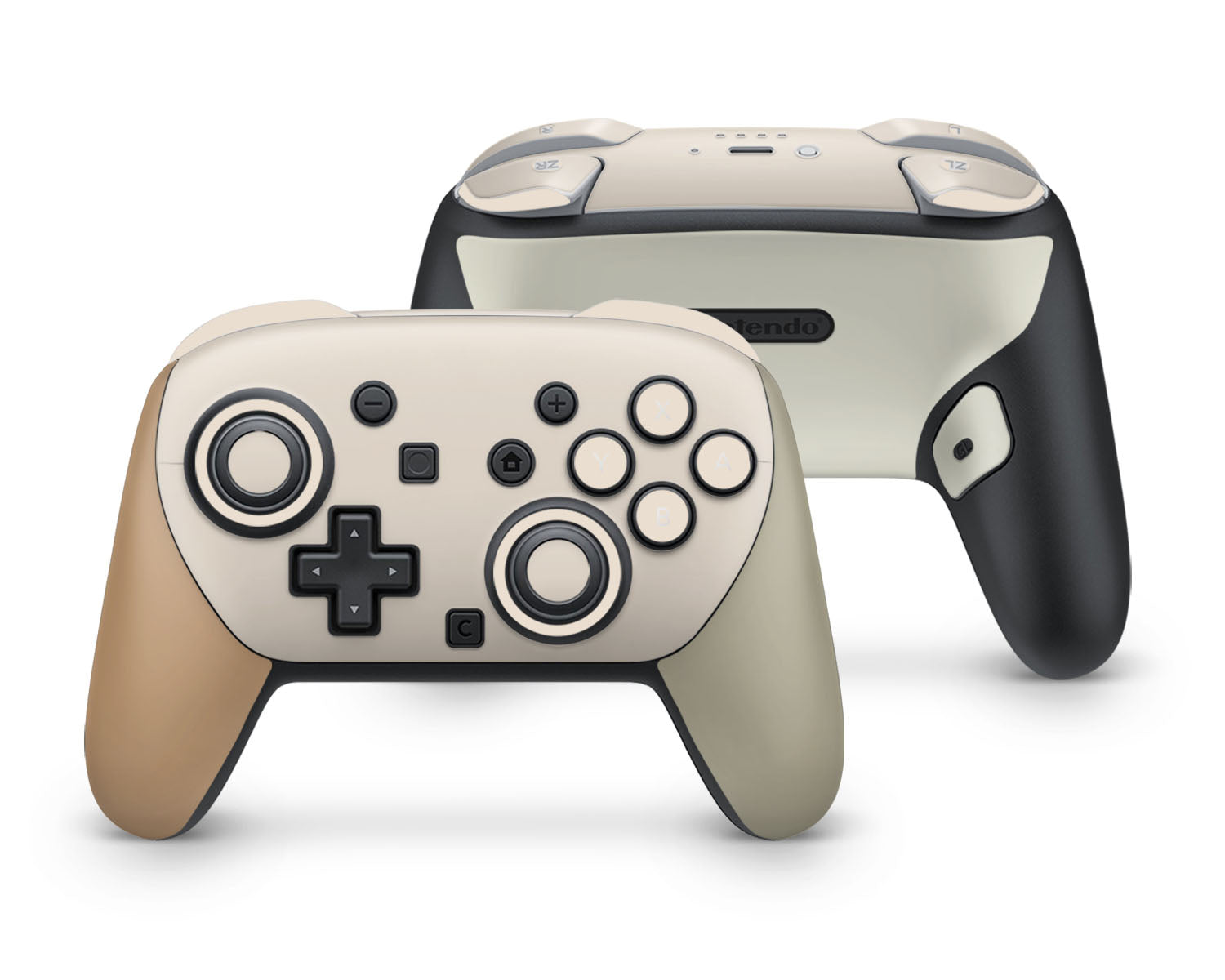 Lux Skins Nintendo Switch 2 Pro Controller Nordic ForestSkins - Solid Colours Colour Blocking Skin
