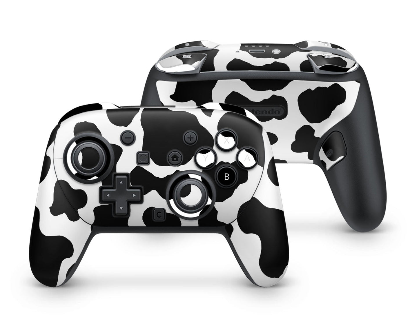 Lux Skins Nintendo Switch 2 Pro Controller Cow PrintSkins - Art Animals Skin