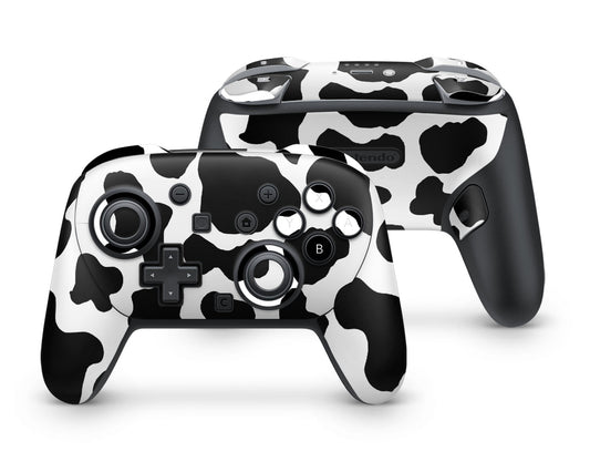 Lux Skins Nintendo Switch 2 Pro Controller Cow PrintSkins - Art Animals Skin