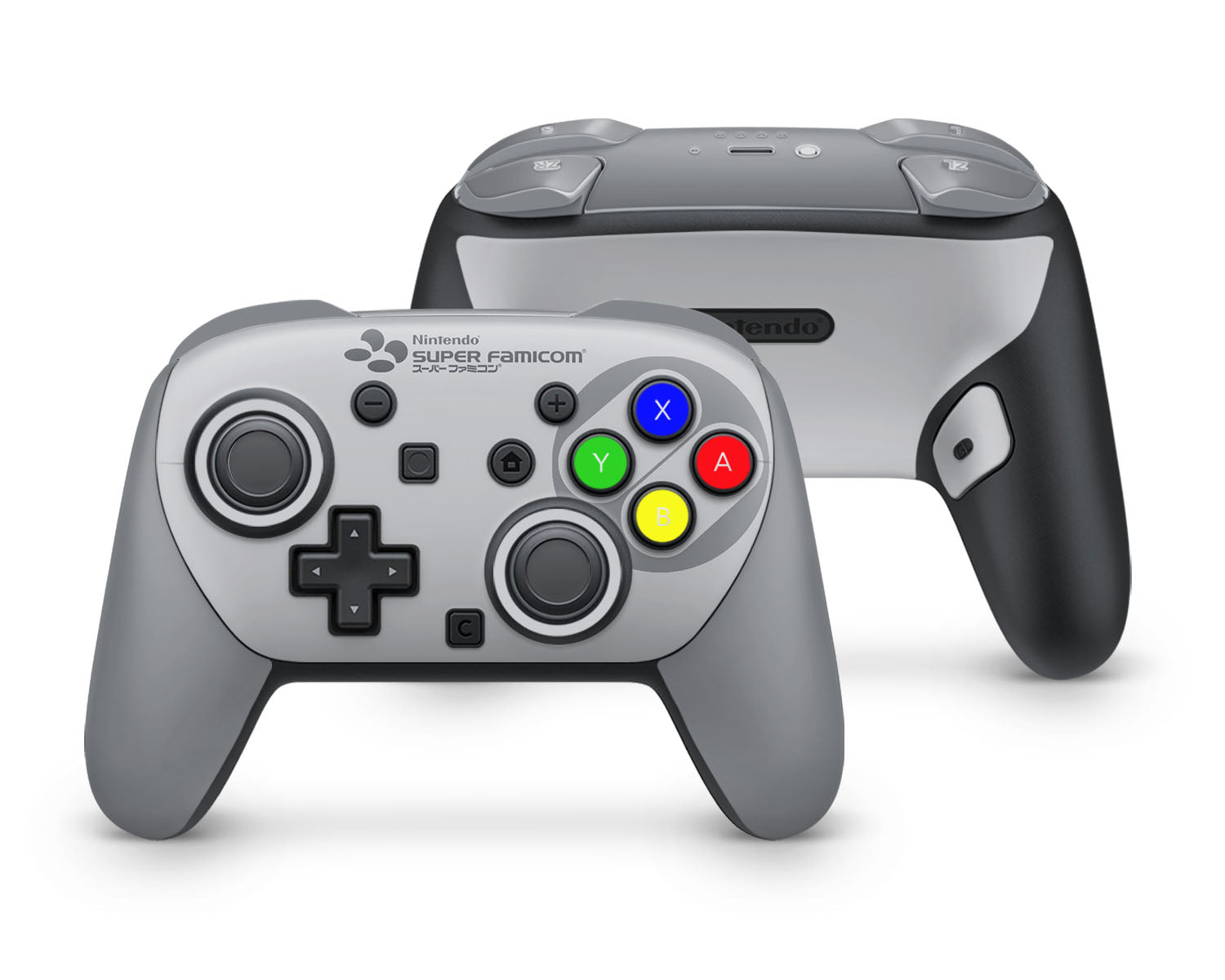 Lux Skins Nintendo Switch 2 Pro Controller Retro Super FamiconSkins - Pop culture Retro Skin