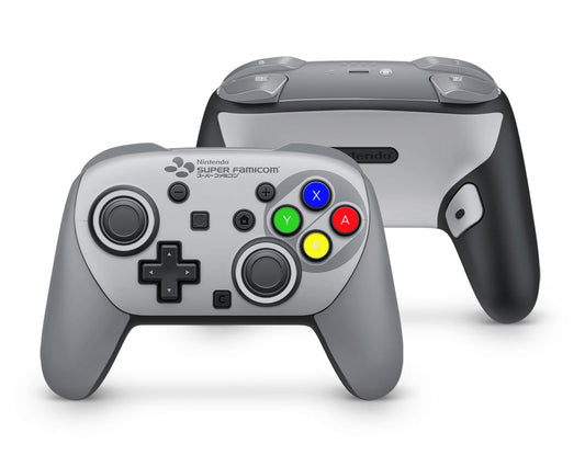 Lux Skins Nintendo Switch 2 Pro Controller Retro Super FamiconSkins - Pop culture Retro Skin