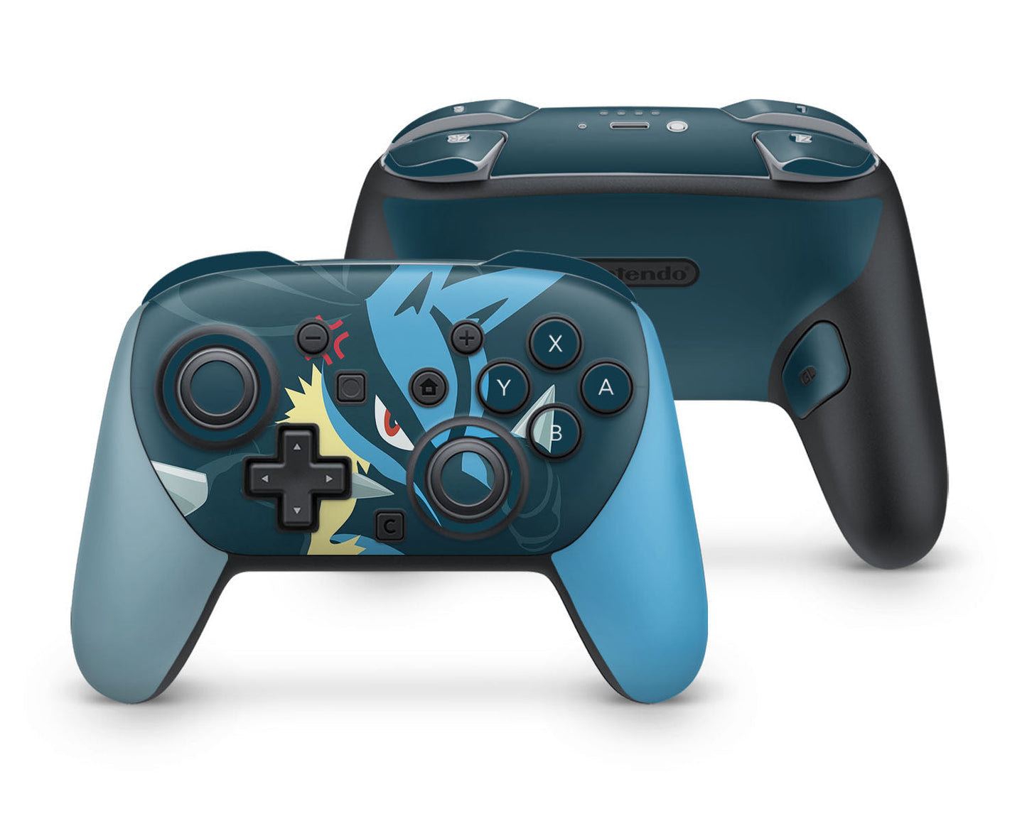 Lux Skins Nintendo Switch 2 Pro Controller Pokemon LucarioSkins - Pop culture Pokemon Skin