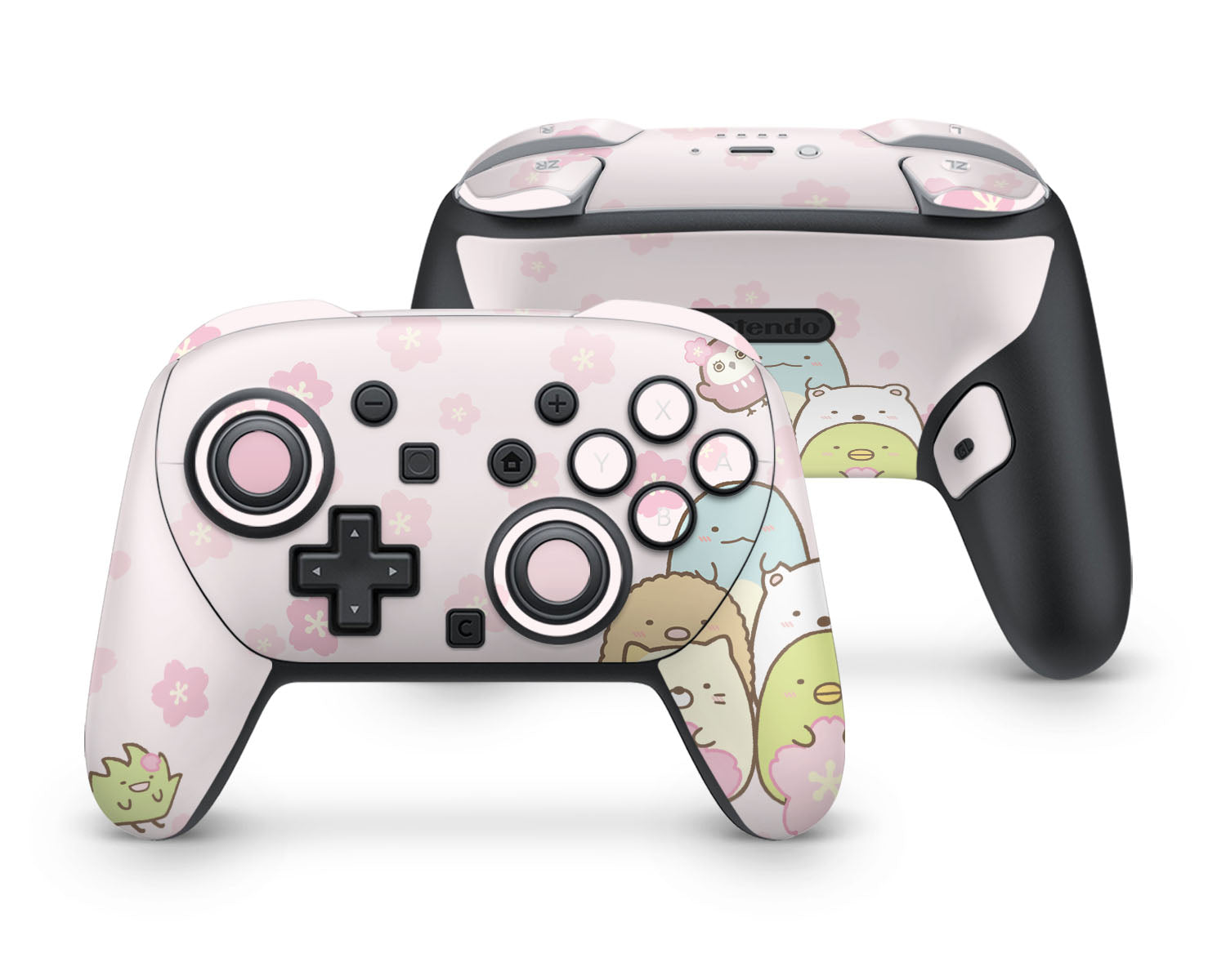 Lux Skins Nintendo Switch 2 Pro Controller Sumikko Gurashi PinkSkins - Pop Culture Sumikko Gurashi Skin