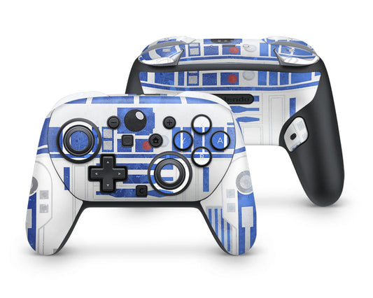 Lux Skins Nintendo Switch 2 Pro Controller Star Wars R2D2Skins - Pop culture Star Wars Skin