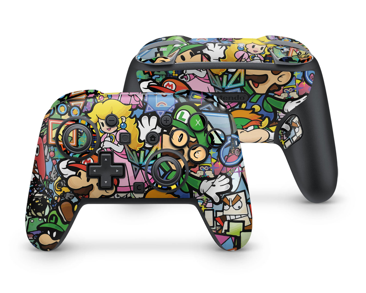 Lux Skins Nintendo Switch 2 Pro Controller Paper MarioSkins - Pop culture Mario Skin