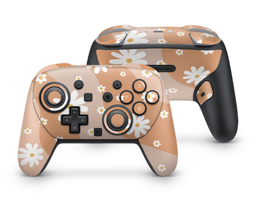 Lux Skins Nintendo Switch 2 Pro Controller Summer DaisySkins - Art Floral Skin