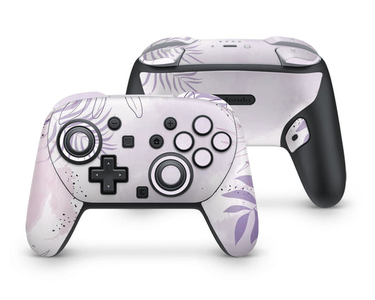 Lux Skins Nintendo Switch 2 Pro Controller Lavender Forest PartySkins - Art Floral Skin
