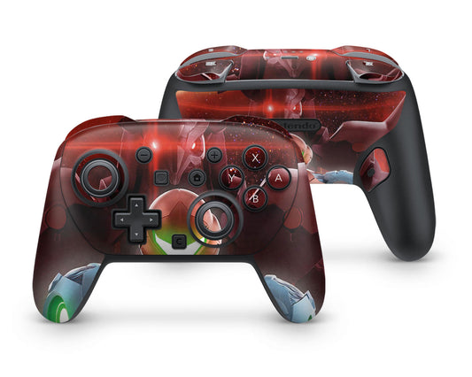 Lux Skins Nintendo Switch 2 Pro Controller Dark Metroid DreadSkins - Pop Culture Metroid Skin